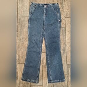 Tommy Hilfiger Vtg 2000's Y2k Cargo Carpenter Jeans Sz 5